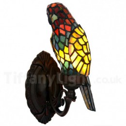 Parrot Tiffany Wall light