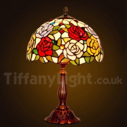 12 Inch Rose Tiffany Table...