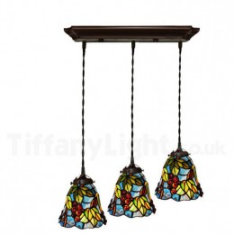 3 Light Tiffany Pendant Light