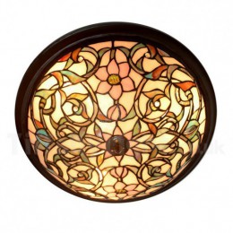 16 Inch Tiffany Flush Mount