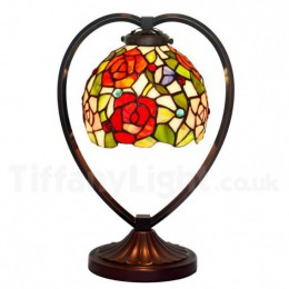 7 Inch Rose Tiffany Table Lamp