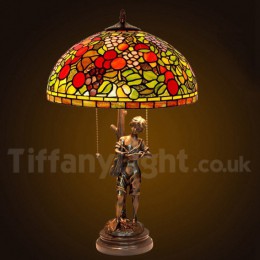 16 Inch Rural Brass Tiffany...