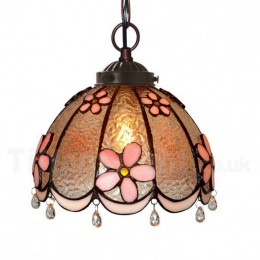 8 Inch Tiffany Pendant Light